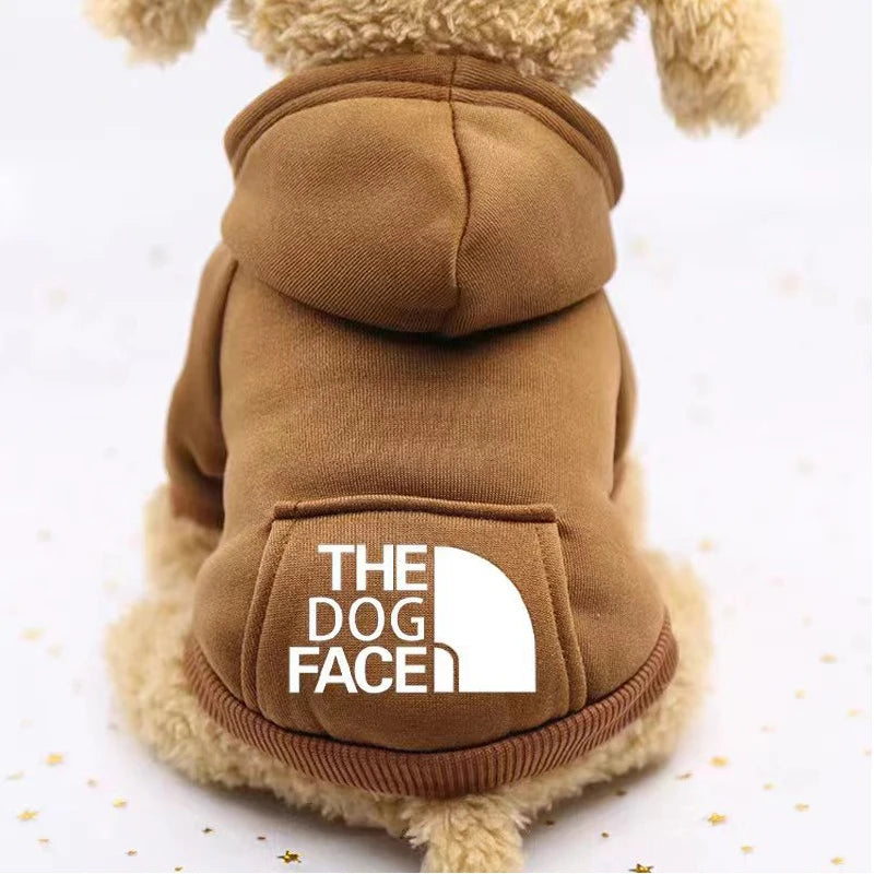 Winter Dog Hoodies Sweatshirt Jacket Warm Fashion Pet Coat Chihuahuas Bulldog Costume Puppy Pet Autumn