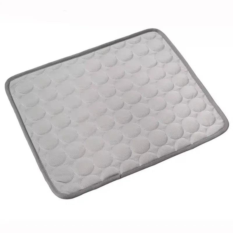 Pet Cool Pad Summer Dog Sleeping Mat Breathable Ice Silk Washable Pet Bed Durable Dog Cat Cushion Outdoor Terraces Cool Pad