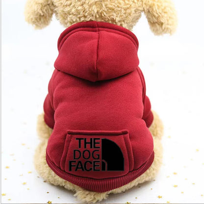 Winter Dog Hoodies Sweatshirt Jacket Warm Fashion Pet Coat Chihuahuas Bulldog Costume Puppy Pet Autumn