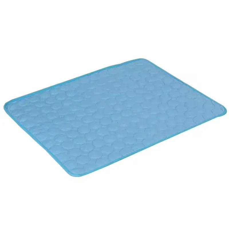 Pet Cool Pad Summer Dog Sleeping Mat Breathable Ice Silk Washable Pet Bed Durable Dog Cat Cushion Outdoor Terraces Cool Pad