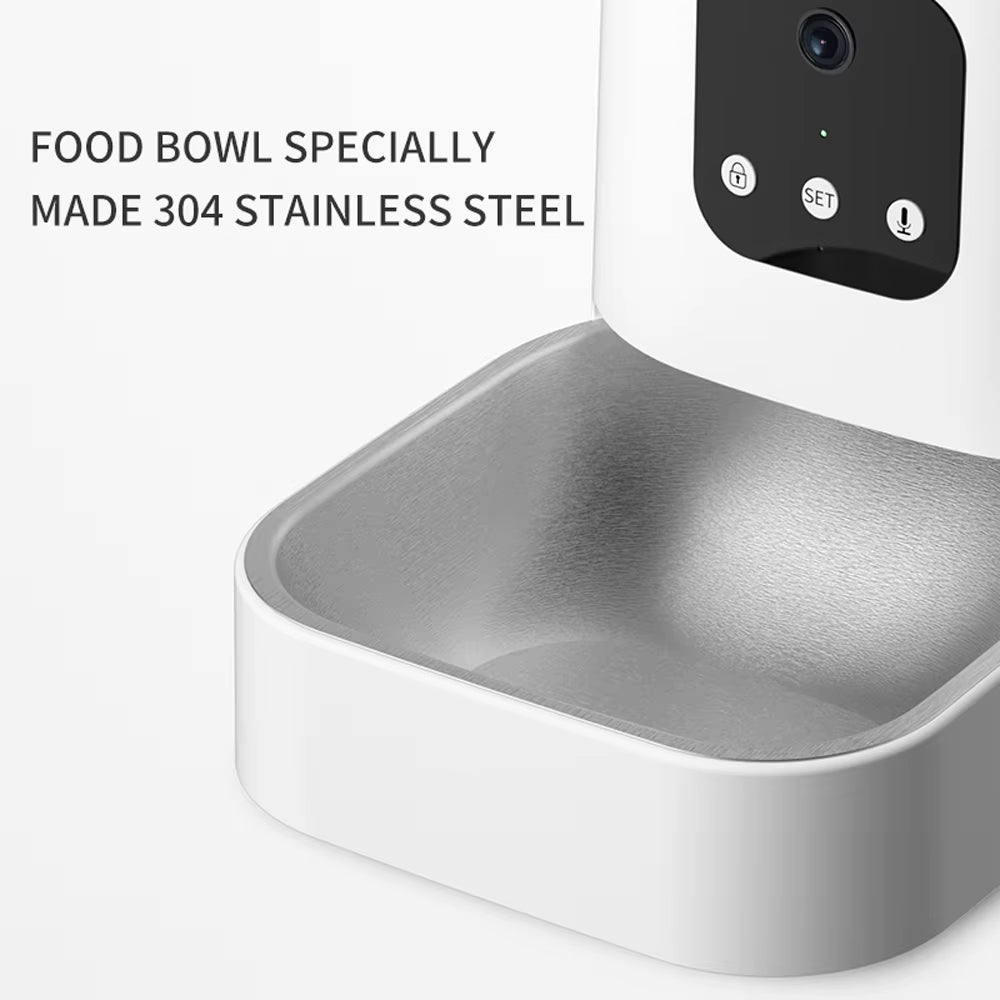 3L 6L Video Camera Feeder Timing Smart Automatic Pet Feeder for Cats Dog Wifi Intelligent Dry Food Dispenser Voice Recorde Bowl