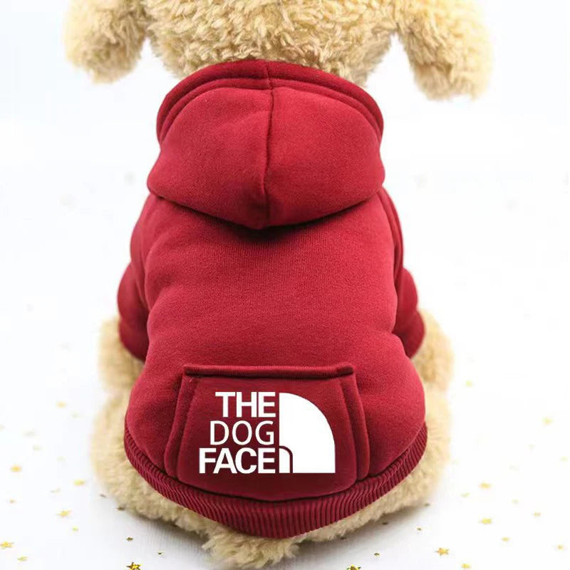 Winter Dog Hoodies Sweatshirt Jacket Warm Fashion Pet Coat Chihuahuas Bulldog Costume Puppy Pet Autumn