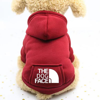 Winter Dog Hoodies Sweatshirt Jacket Warm Fashion Pet Coat Chihuahuas Bulldog Costume Puppy Pet Autumn